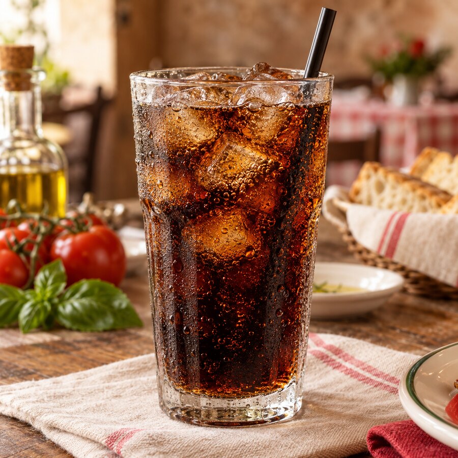 Glass of soda